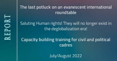The last potluck on an evanescent international roundtable