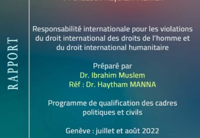 Responsabilité internationale pour les violations du droit  international des droits de l’homme et du droit international  humanitaire